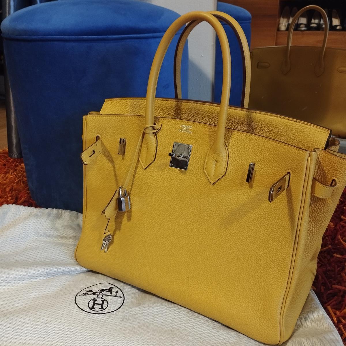 2009 Rare Hermès Birkin 35 Yellow Sun 9