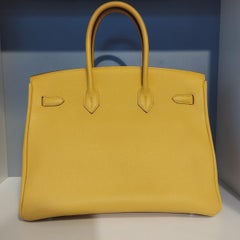 2009 Rare Hermès Birkin 35 Yellow Sun