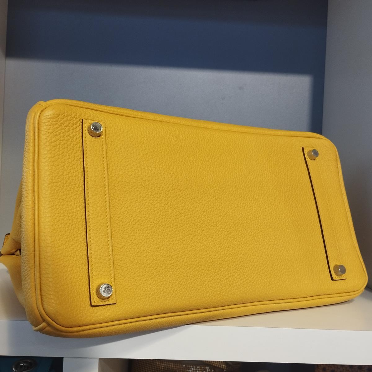 2009 Rare Hermès Birkin 35 Yellow Sun 3