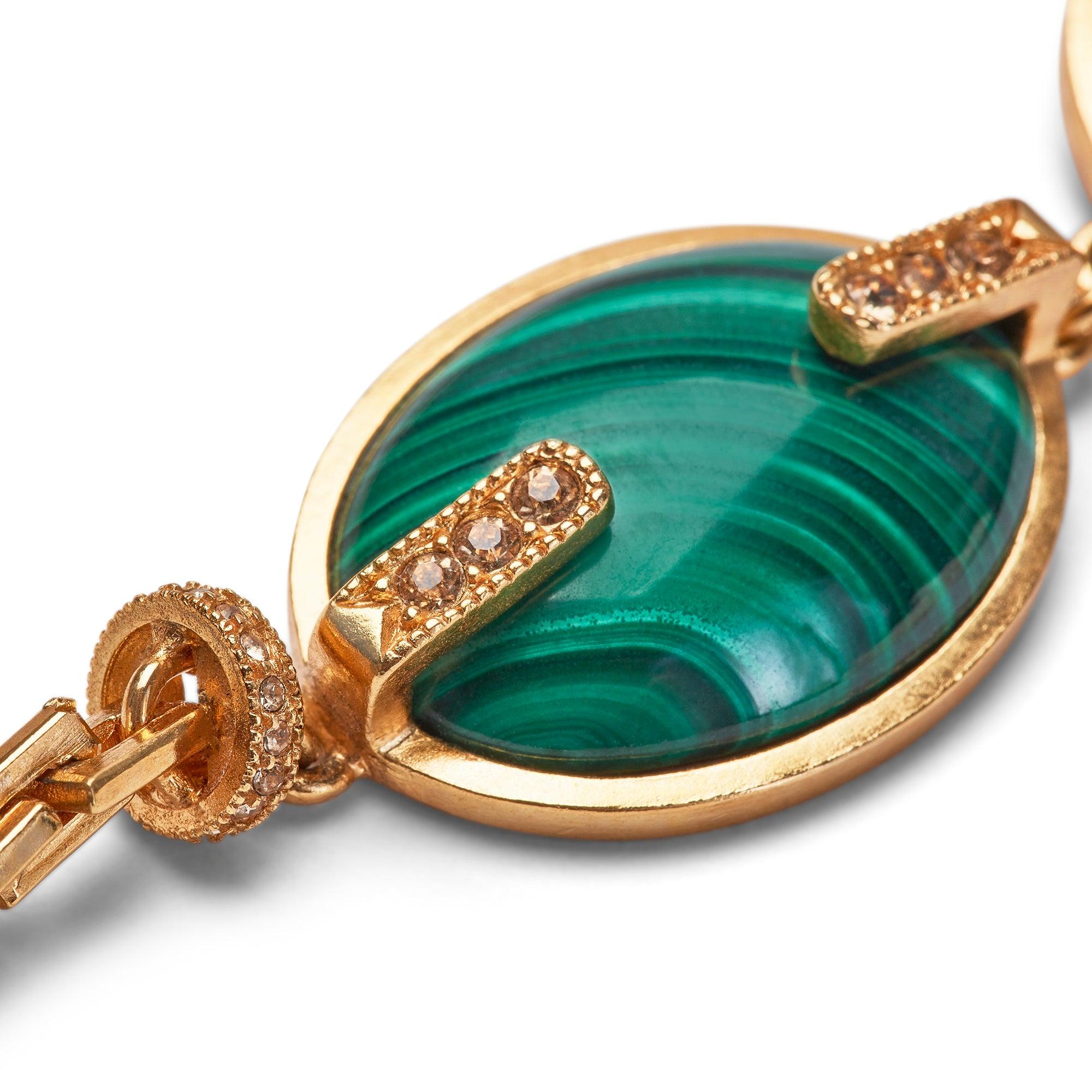 2009 Resort John Galliano for Christian Dior Collana in malachite In condizioni ottime in vendita a London, GB