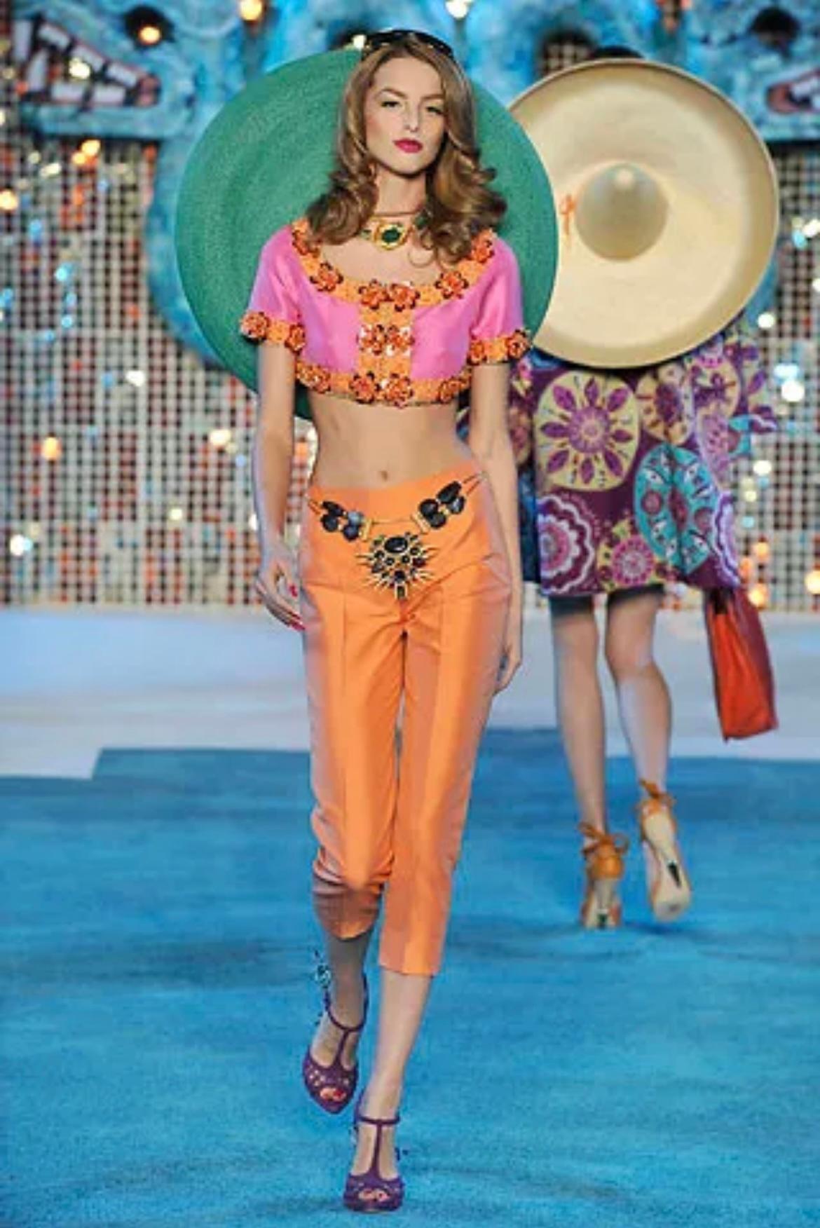 2009 Resort John Galliano for Christian Dior Collana in malachite in vendita 1