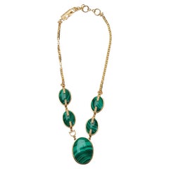 2009 Resort John Galliano for Christian Dior Malachite Necklace