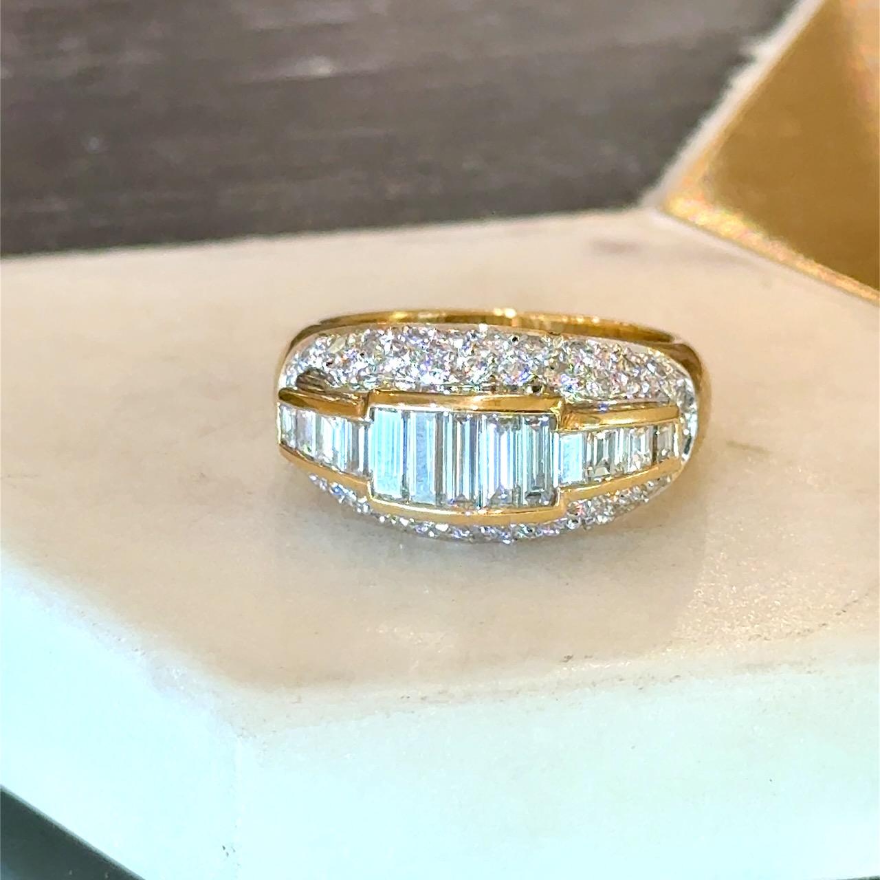 En vente :  2.00CT Diamond 18K Gold Cocktail Ring 2