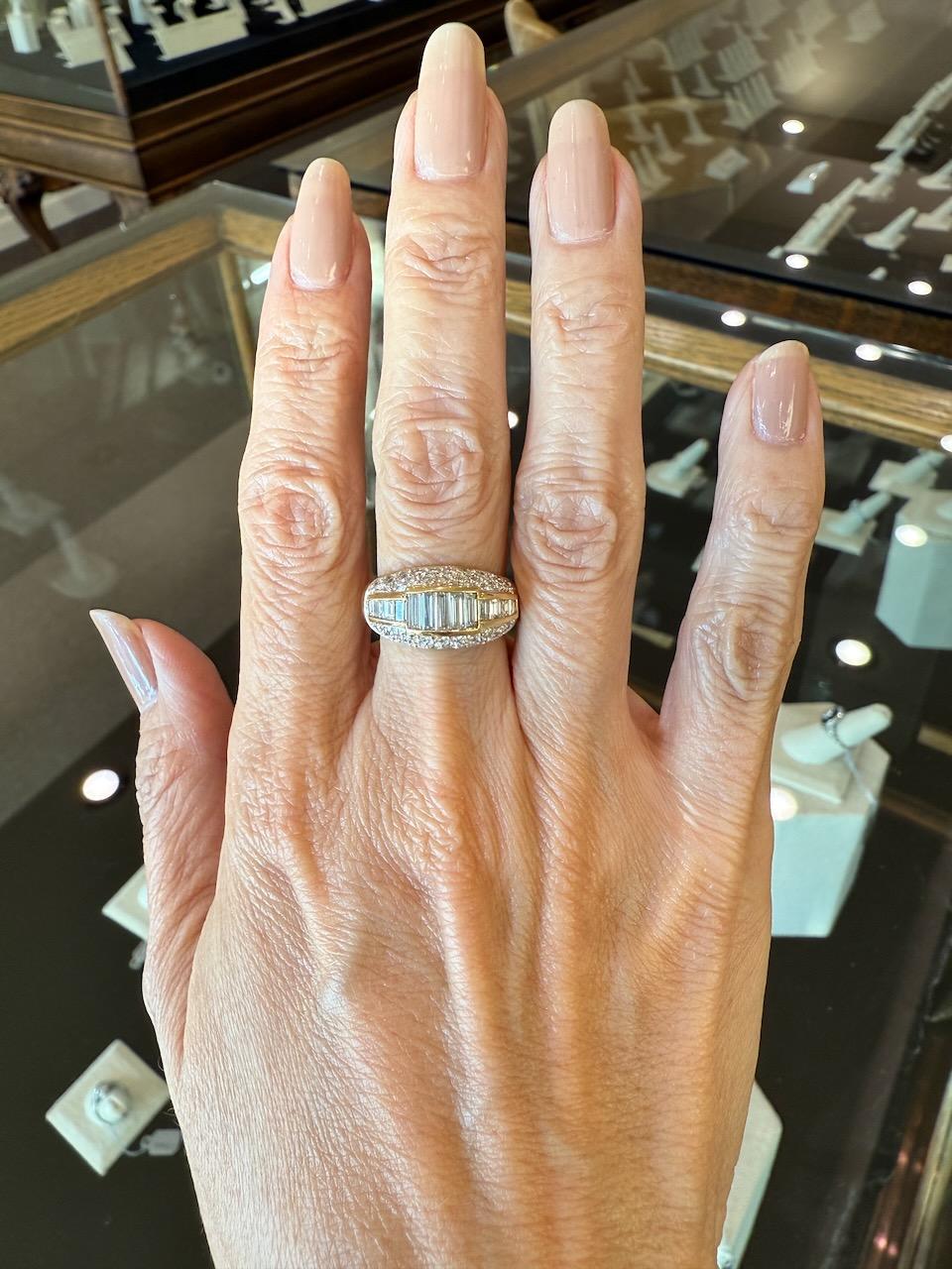 En vente :  2.00CT Diamond 18K Gold Cocktail Ring 3