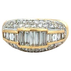 2.00CT Diamond 18K Gold Cocktail Ring