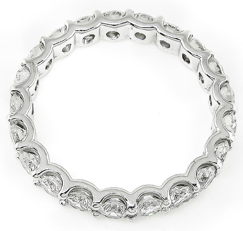 2,00 Karat Diamant Ewigkeits-Ehering im Zustand „Gut“ im Angebot in New York, NY