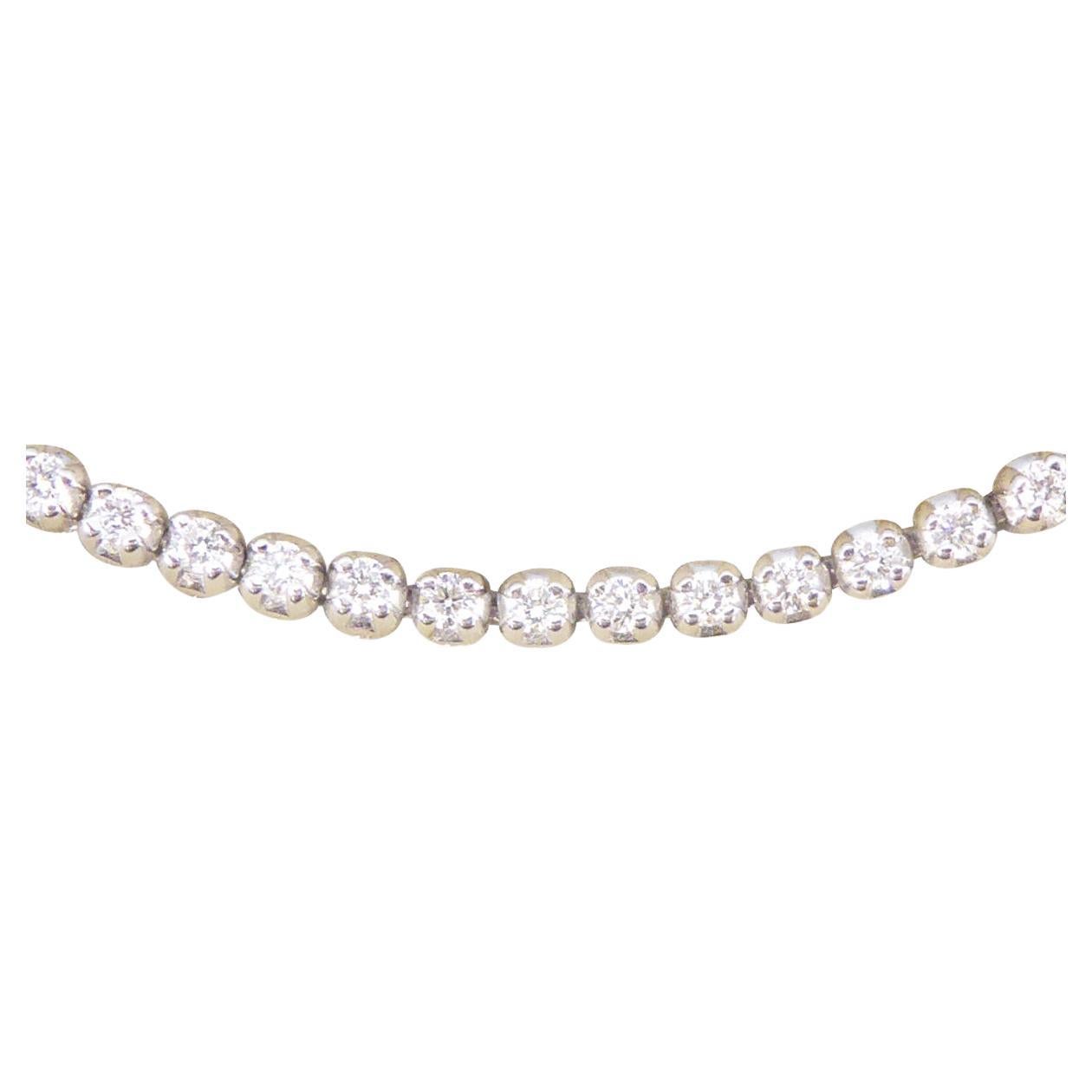 2.00ct Diamond Flexi-Link Tennis Bracelet in White Gold For Sale