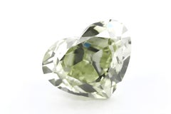 2.00ct Heart Mod Brilliant Fancy Brownish Greenish Yellow Diamond