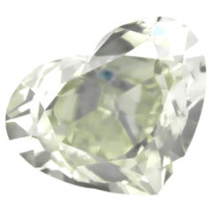 2.00ct Heart Mod Brilliant Fancy Brownish Greenish Yellow Diamond