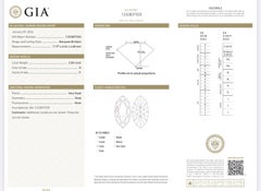 2.00ct Marquise Brilliant Diamond  Natural H Color  Loose Stone GIA Certified
