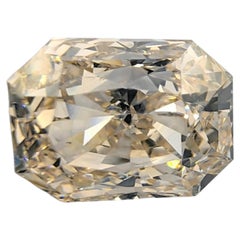 2.00ct Natural Diamond Artisanal Radiant Cut (Warm Champagne / Peach Tint)