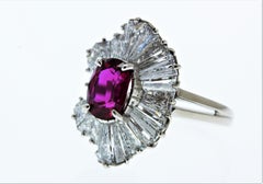 2.00CT Pink Sapphire and .99CTW Diamond Ring