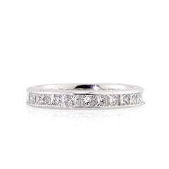 2.00ct Princess Cut Diamond Eternity Band in 18k White Gold