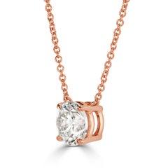 2.00ct Round Brilliant Cut Diamond Pendant