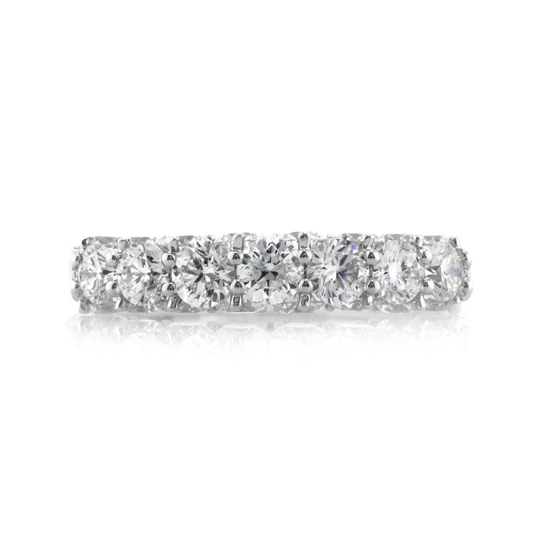 2.00ct Round Brilliant Cut Diamond Three-Sided Ring For Sale