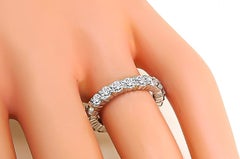 2.00 Karat Rundschliff-Diamant Ewigkeits-Ehering