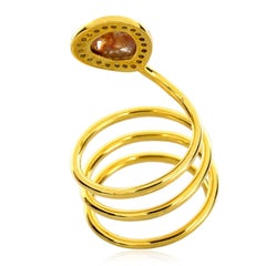 2.01 Carat Fancy Diamond 18 Karat Gold Ring