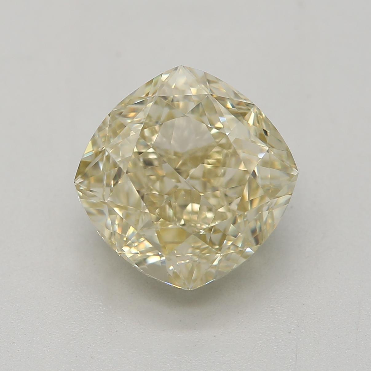 *100% NATURAL FANCY COLOUR DIAMOND*

✪ Diamond Details ✪

➛ Shape: Cushion
➛ Colour Grade: Fancy Light Brownish Greenish Yellow
➛ Carat: 2.01
➛ Clarity: VS1
➛ GIA Certified 

^FEATURES OF THE DIAMOND^

Our 2.01 carat diamond is a precious gemstone