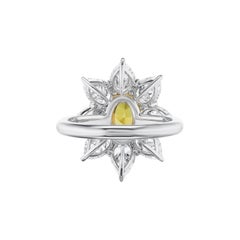 2.01 Carat Oval Statement Fancy Yellow 18K Gold Colour-Collector’s Treasure