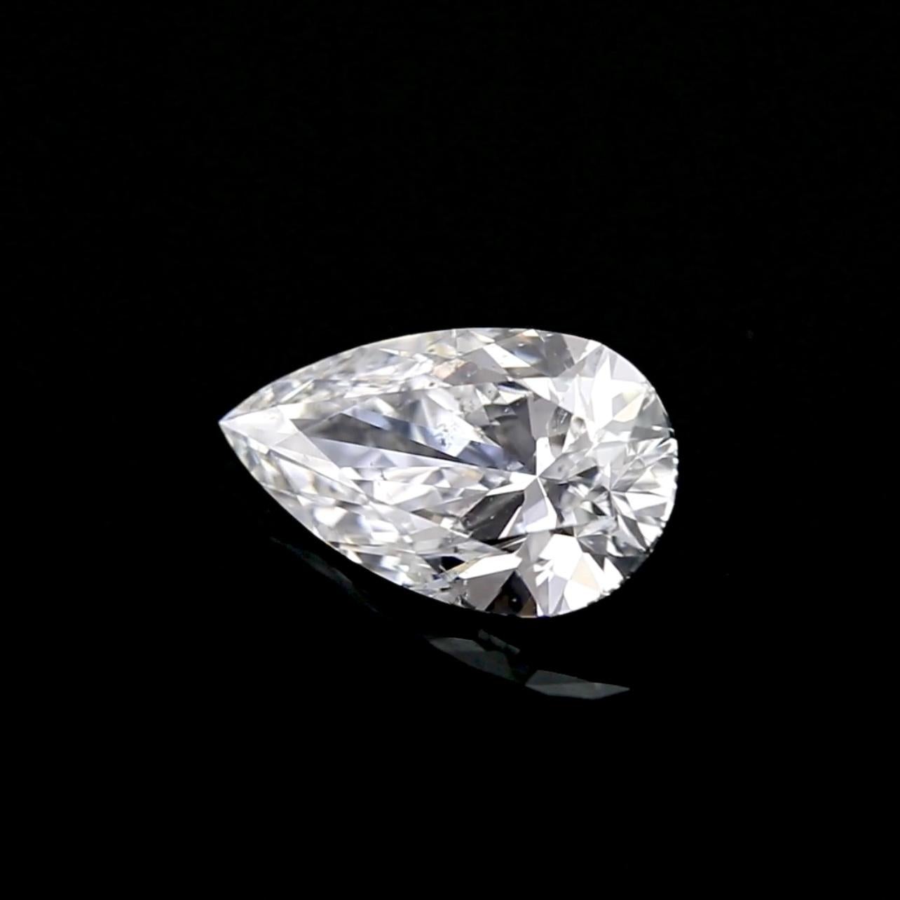 Diamant poire brillant de 2,01 carats - couleur D, pureté SI2 - certifié GIA en vente 2