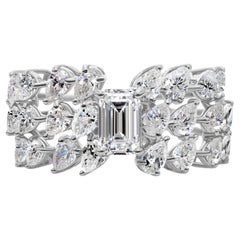 2,01 Karat SI/H Diamant Verlobungsring 14 Karat Weißgold Feiner Schmuck