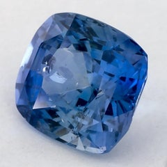 2.01 carati di zaffiro blu a cuscino, gemma sfusa