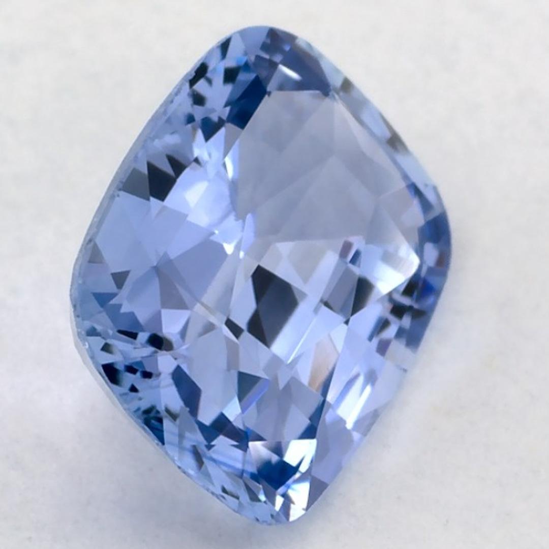 Taglio cuscino 2.01 carati di zaffiro blu a cuscino, gemma sfusa in vendita