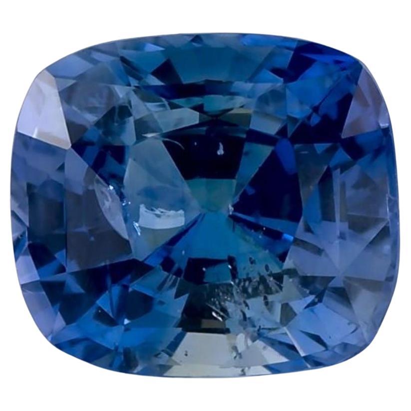 2.01 Ct Blue Sapphire Cushion Loose Gemstone