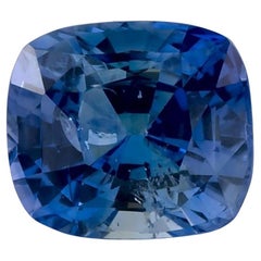 2.01 Ct Blue Sapphire Cushion Loose Gemstone