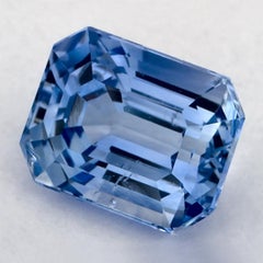 2.01 Ct Blue Sapphire Octagon Cut Loose Gemstone