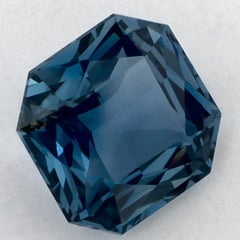 2.01 Ct Blue Sapphire Octagon Cut Loose Gemstone