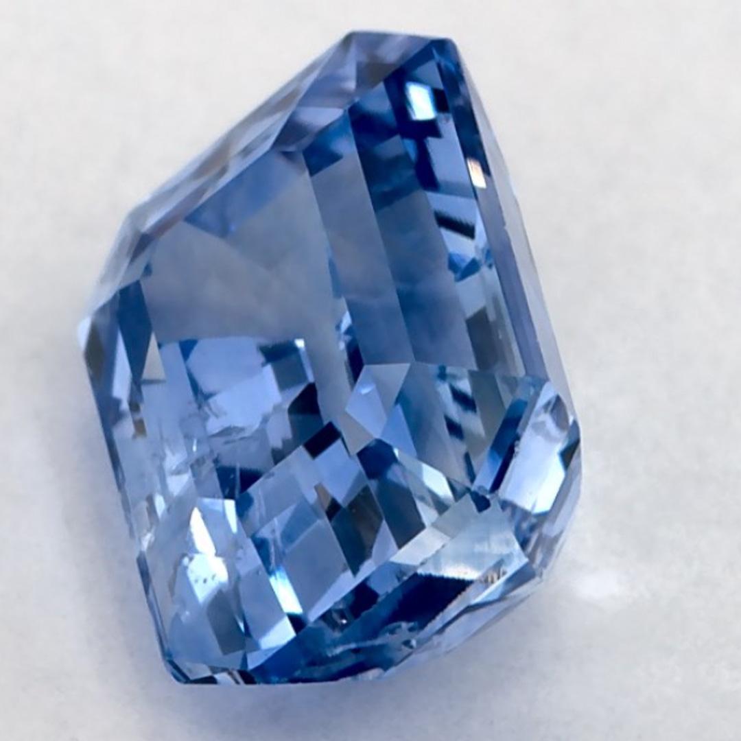 Ottagono 2.01 Ct Zaffiro blu taglio ottagono Gemma sfusa in vendita