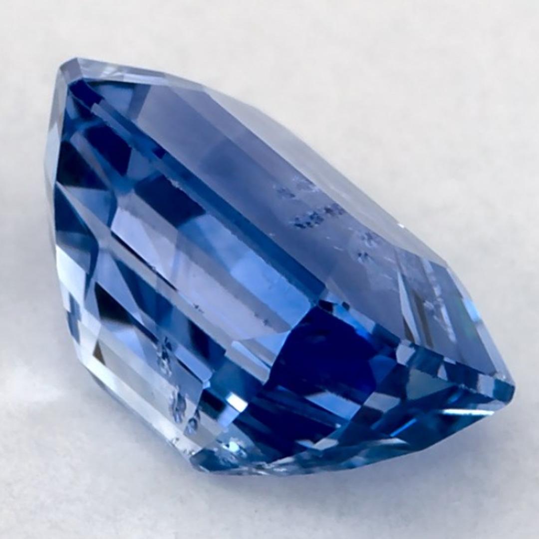 2.01 Ct Zaffiro blu taglio ottagono Gemma sfusa in vendita 1