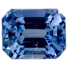 2.01 Ct Blue Sapphire Octagon Cut Loose Gemstone