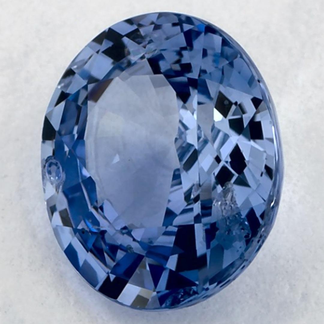 Oval Cut 2.01 Ct Blue Sapphire Oval Loose Gemstone For Sale