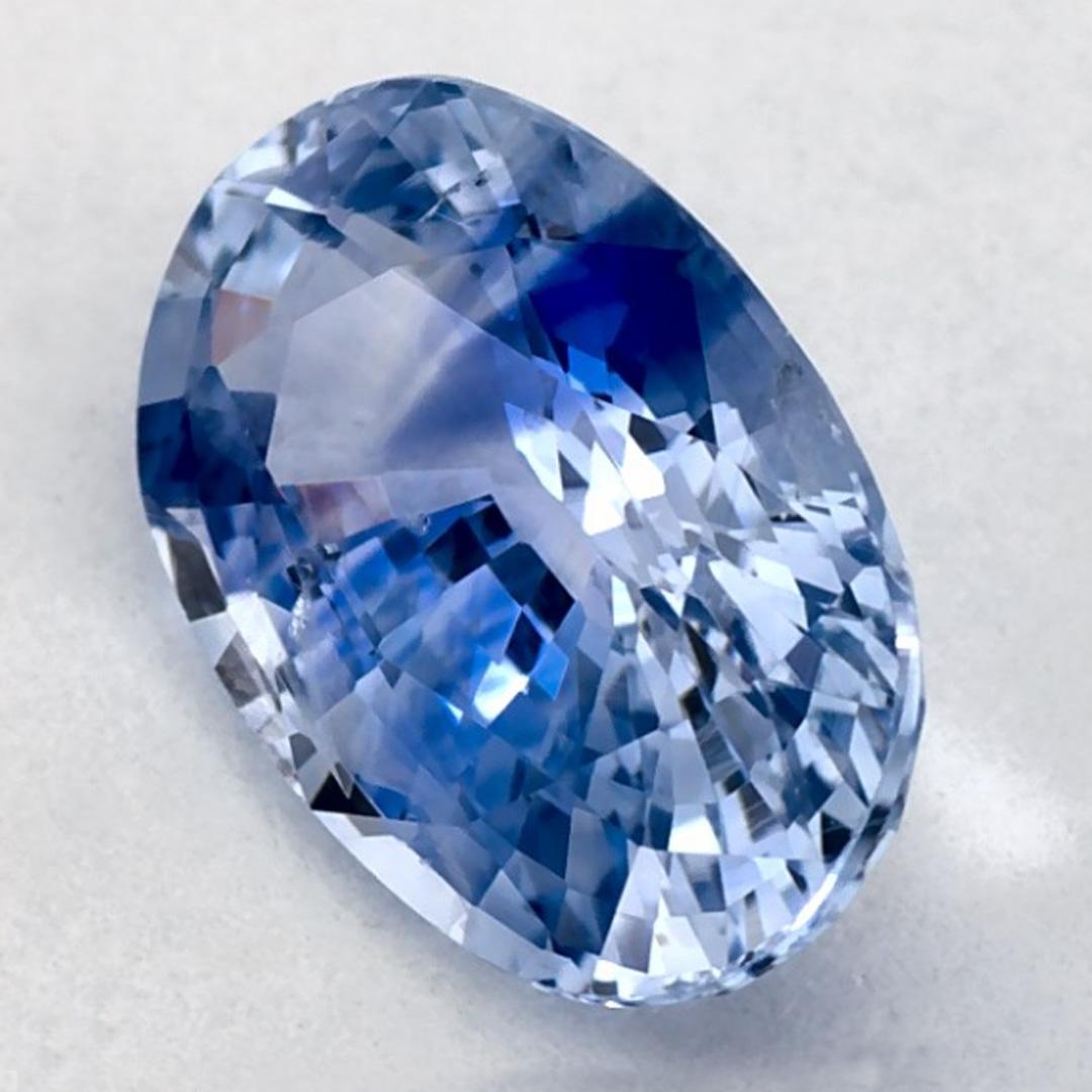 Oval Cut 2.01 Ct Blue Sapphire Oval Loose Gemstone For Sale