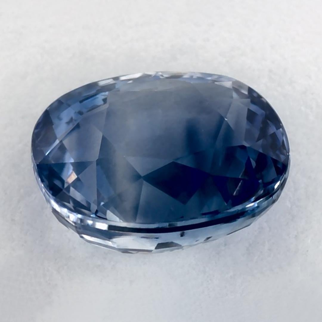 2.01 Karat Blauer Saphir Oval Loser Edelstein im Zustand „Neu“ im Angebot in Fort Lee, NJ