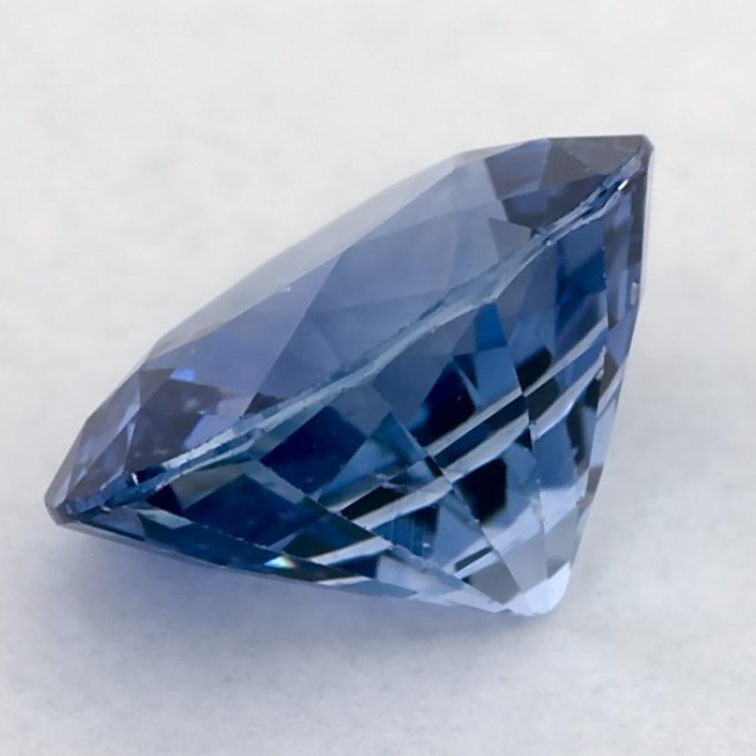 2.01 Karat Blauer Saphir Oval Loser Edelstein im Angebot 3