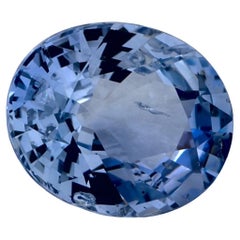 2.01 qt Zafiro Azul Oval Gema Suelta