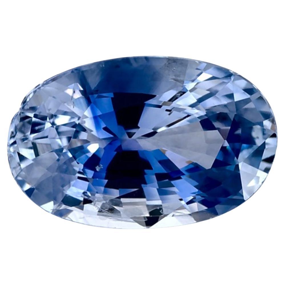 2.01 Ct Blue Sapphire Oval Loose Gemstone