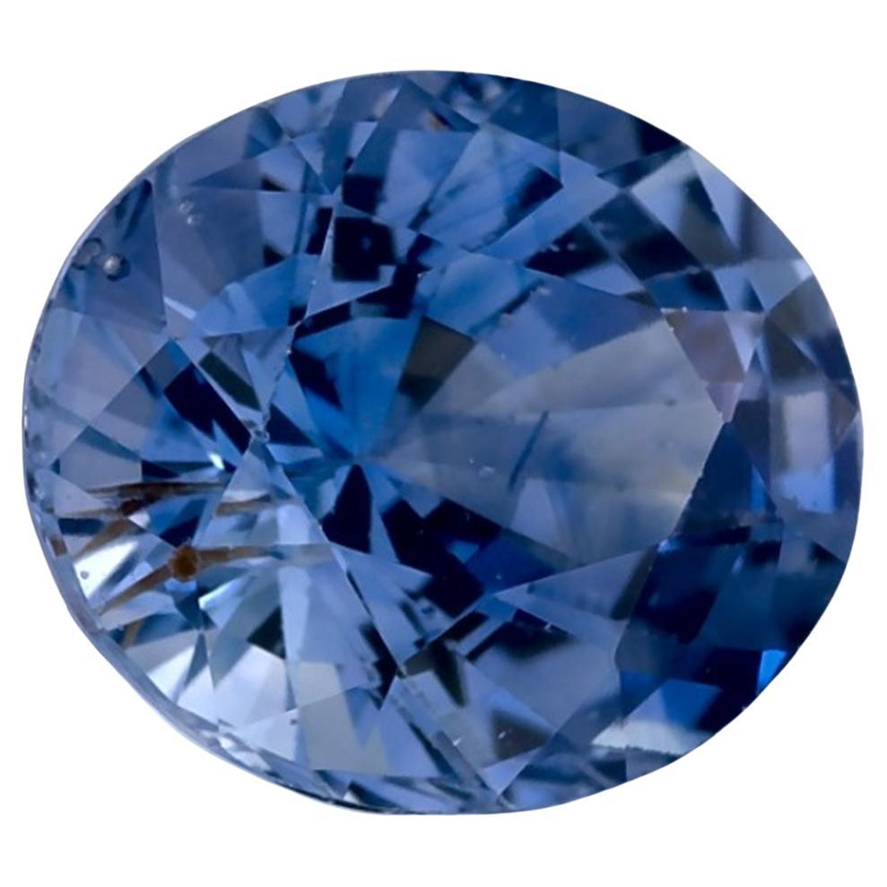 2.01 carati di zaffiro blu ovale sfuso