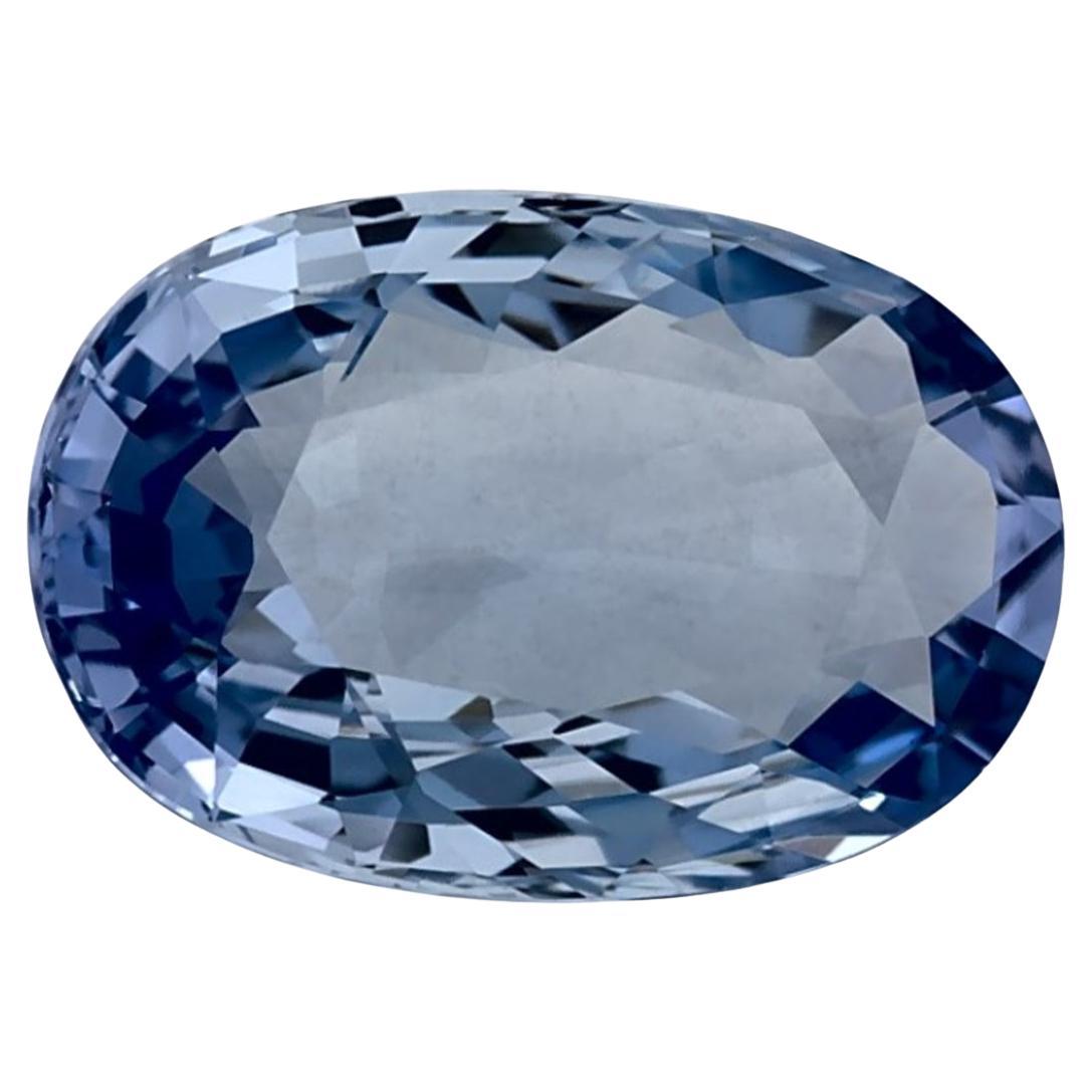 2.01 Ct Blue Sapphire Oval Loose Gemstone (pierre précieuse en vrac) en vente