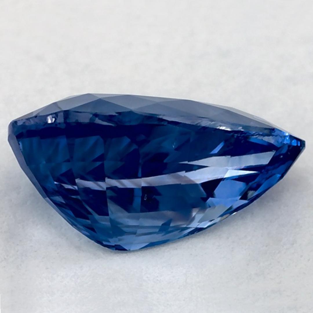 2.01 carati di zaffiro blu a forma di pera sciolto In condizioni Nuovo in vendita a Fort Lee, NJ