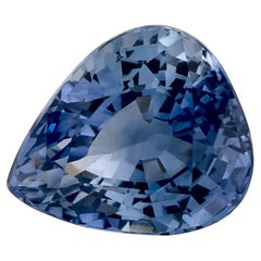 2.01 carati di zaffiro blu a forma di pera sciolto