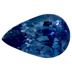 2.01 Ct Blue Sapphire Pear Loose Gemstone