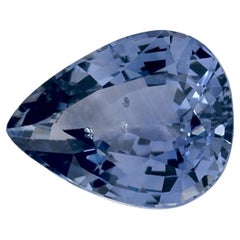 2.01 Ct Blue Sapphire Pear Loose Gemstone