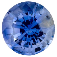 2.01 Ct Blauer Saphir Rund Zertifiziert Loser Edelstein