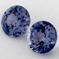 2.01 Ct Blue Sapphire Round Loose Gemstone