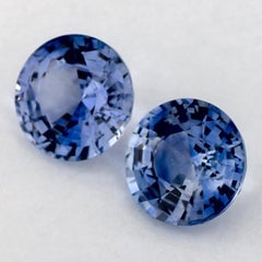 2.01 ct Zafiro Azul Redondo Gema Suelta