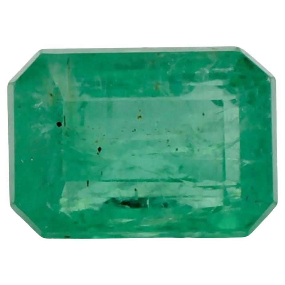 2.01 Ct Emerald Octagon Cut Loose Gemstone For Sale